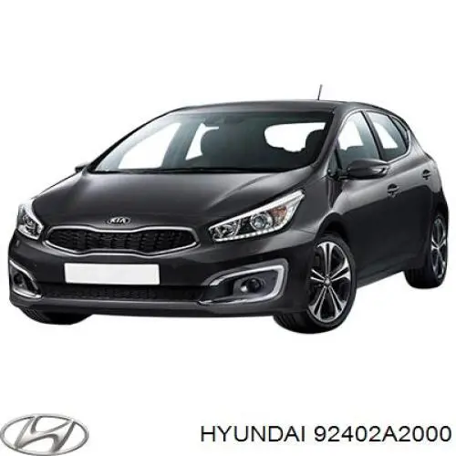 Do koszyka 92402A2000 Hyundai/Kia Lampa zespolona tylna prawa zewnętrzna