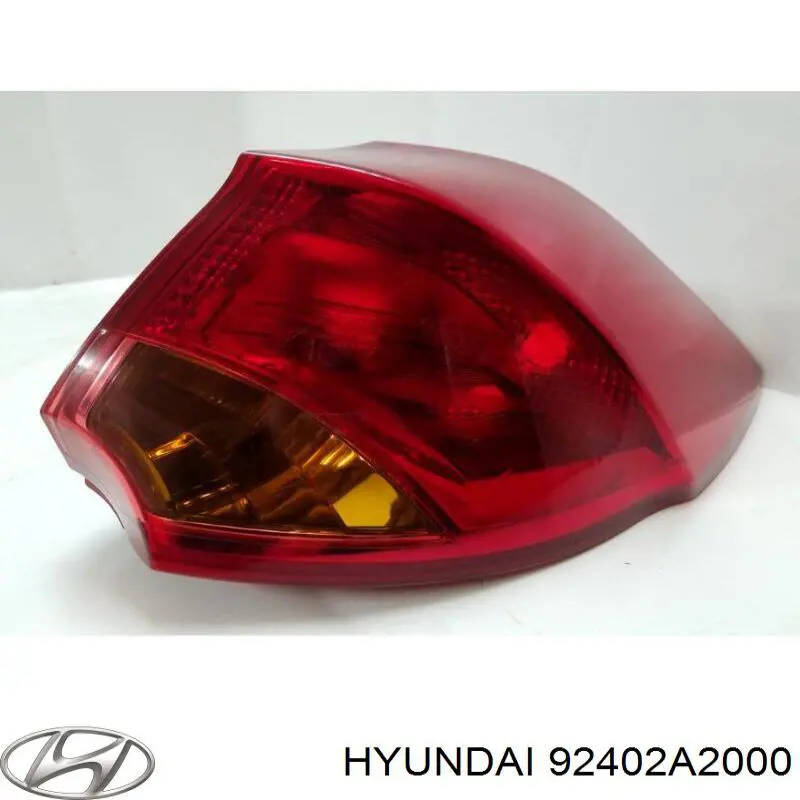 Lampa zespolona tylna prawa zewnętrzna Hyundai/Kia 92402A2000 cena, od 143,02 USD
