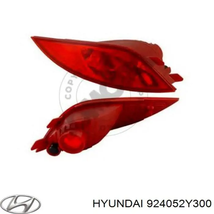 Przednia lampa przeciwmgielna tylna lewa Hyundai/Kia 924052Y300 cena, od 61,29 USD
