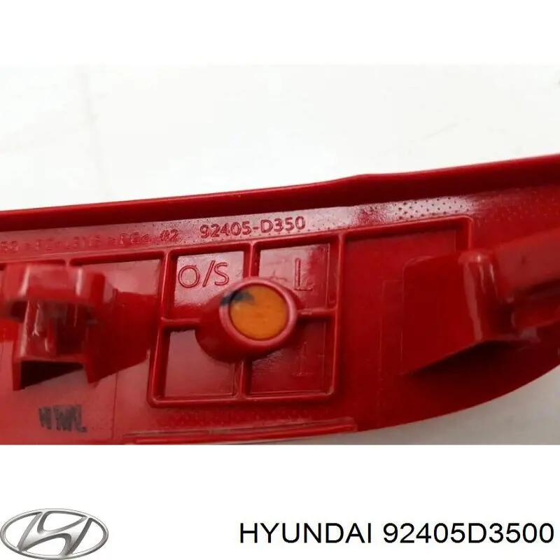 Przednia lampa przeciwmgielna tylna prawa Hyundai/Kia 92405D3500 cena, od 37,79 USD