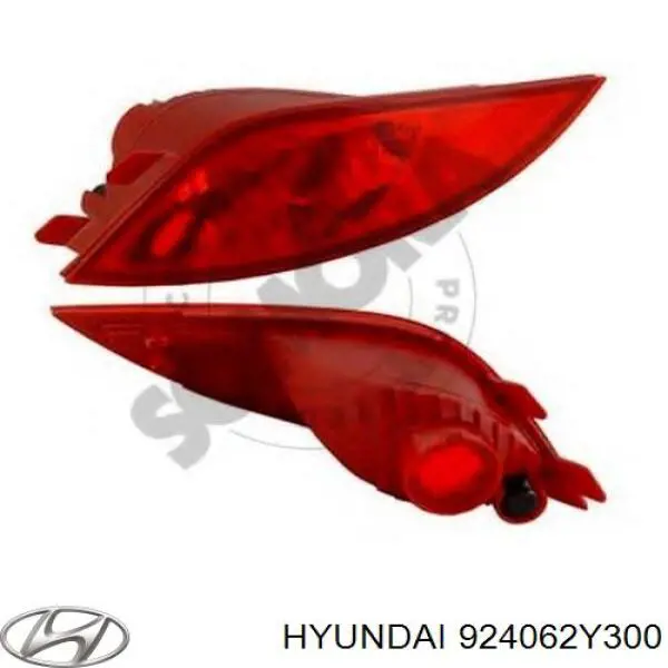 Przednia lampa przeciwmgielna tylna prawa Hyundai/Kia 924062Y300 cena, od 61,29 USD