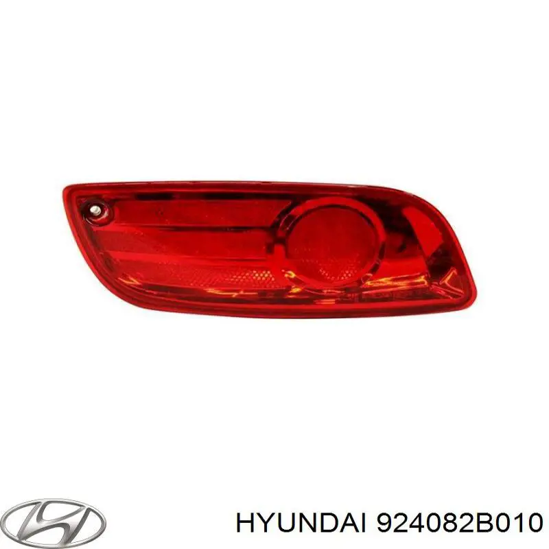 924082B010 Hyundai/Kia Lampa odblaskowa zderzaka tylnego lewa