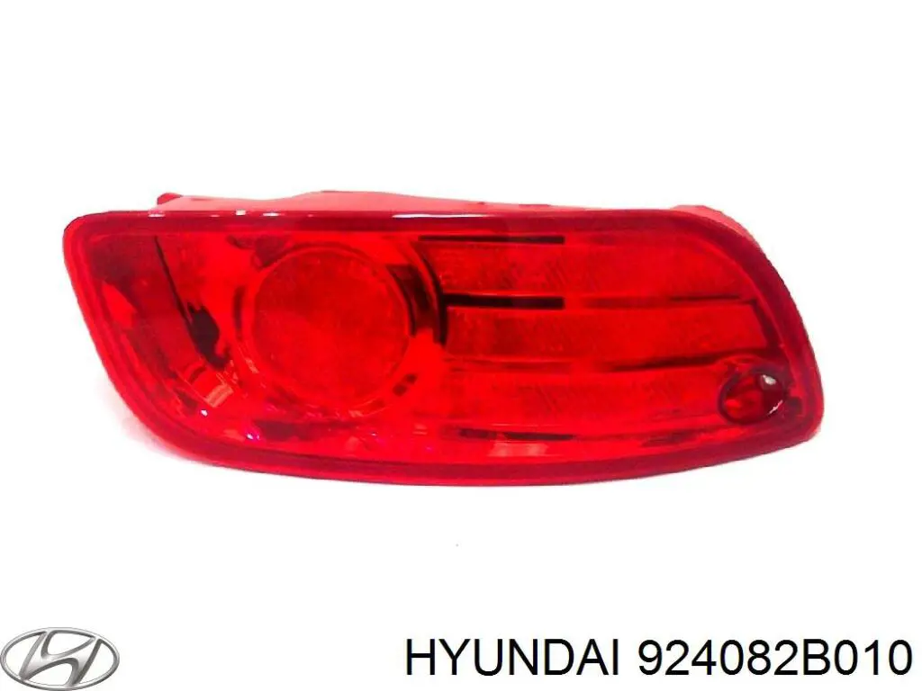 Do koszyka 924082B010 Hyundai/Kia Lampa odblaskowa zderzaka tylnego lewa