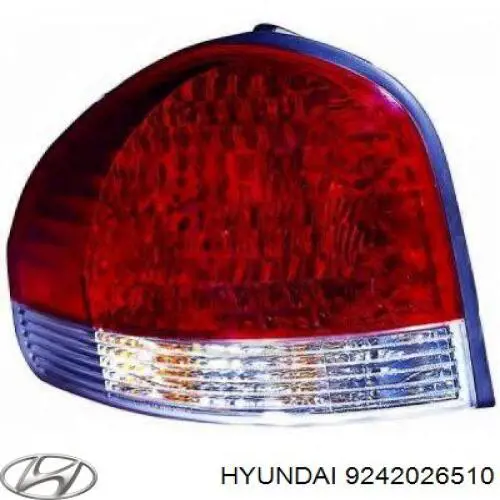 Lampa zespolona tylna prawa Hyundai/Kia 9242026510 cena, od 152,37 USD