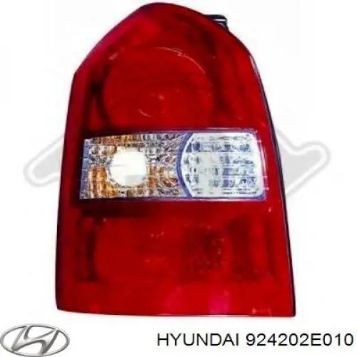 Lampa zespolona tylna prawa Hyundai/Kia 924202E010 cena, od 100,52 USD