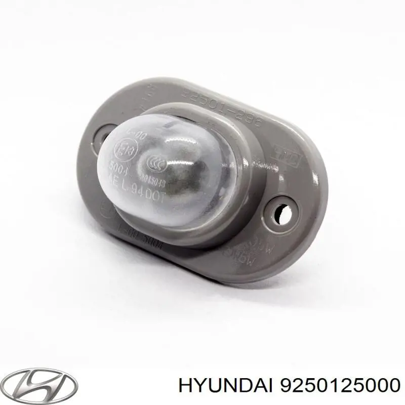 Lampa oświetlenia tylnej tablicy rejestracyjnej do Hyundai Matrix  FC