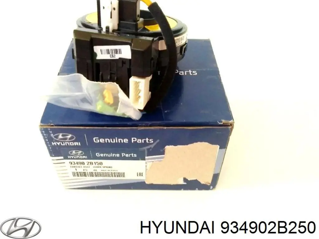 Pierścień kontaktowy AIRBAG, taśma kierownicy 934902B250 Hyundai/Kia