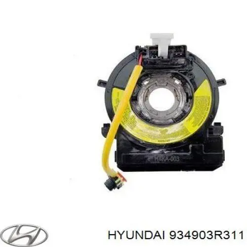 Pierścień kontaktowy AIRBAG, taśma kierownicy Hyundai/Kia 934903R311 cena, od 41,66 USD
