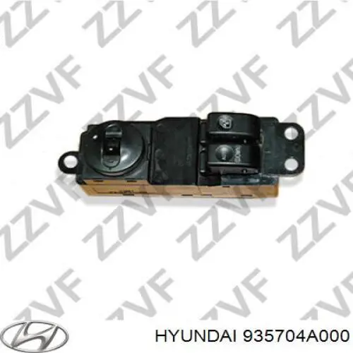 Panel przyciskowy sterowania podnośnikiem szyby przedni lewy Hyundai/Kia 935704A000 cena, od 46,35 USD