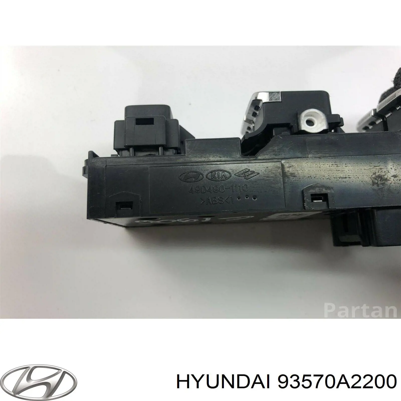93570A2200 Hyundai/Kia Panel przyciskowy sterowania podnośnikiem szyby przedni lewy