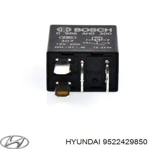 9522429850 Hyundai/Kia Przekaźnik wentylatora