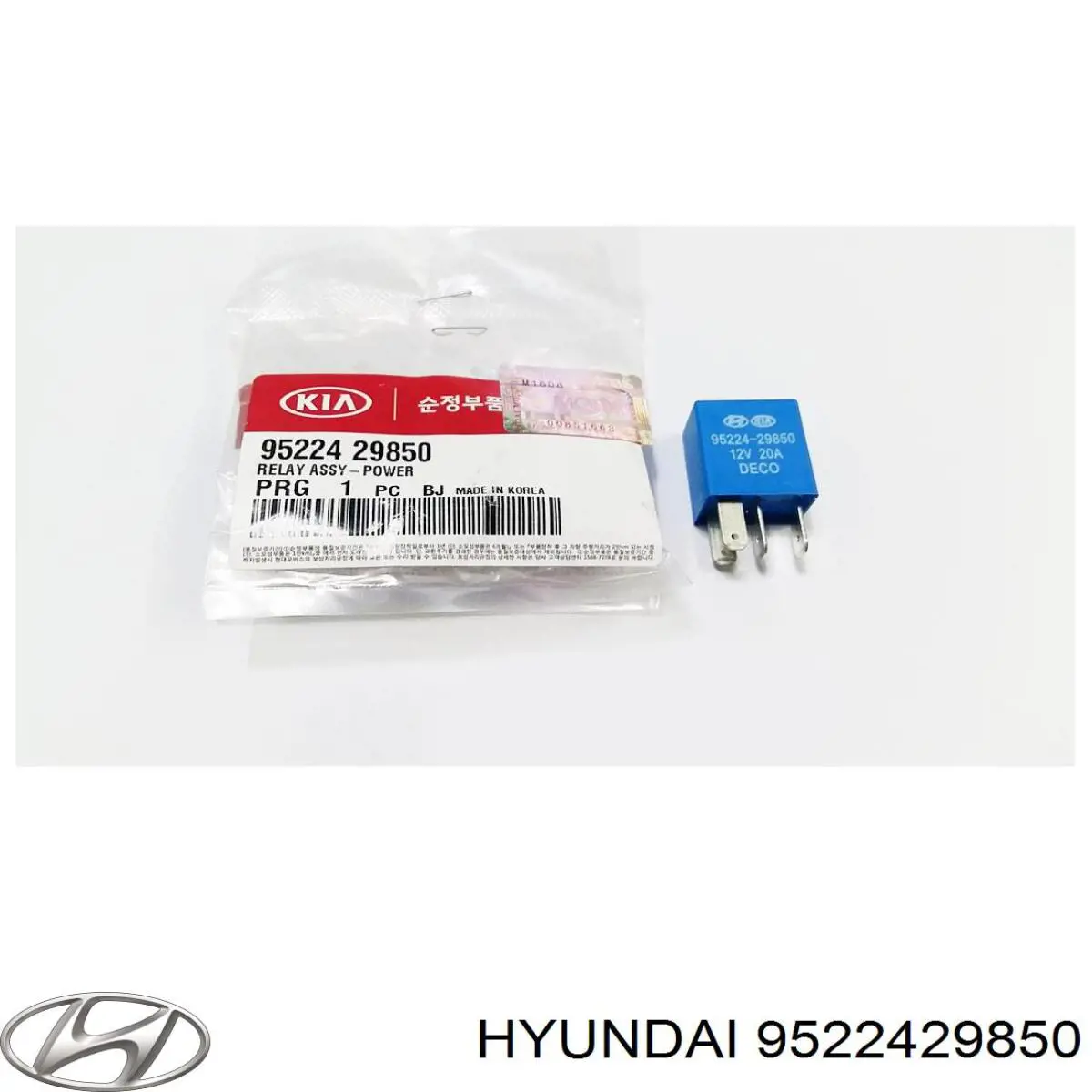 Przekaźnik wentylatora Hyundai/Kia 9522429850 cena, od 6,57 USD