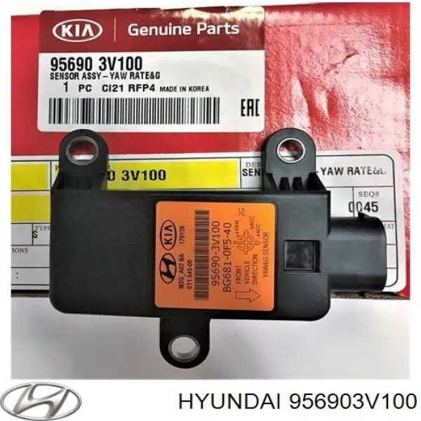 Czujnik przyśpieszenia poprzecznego (ESP) Hyundai/Kia 956903V100 cena, od 44,33 USD