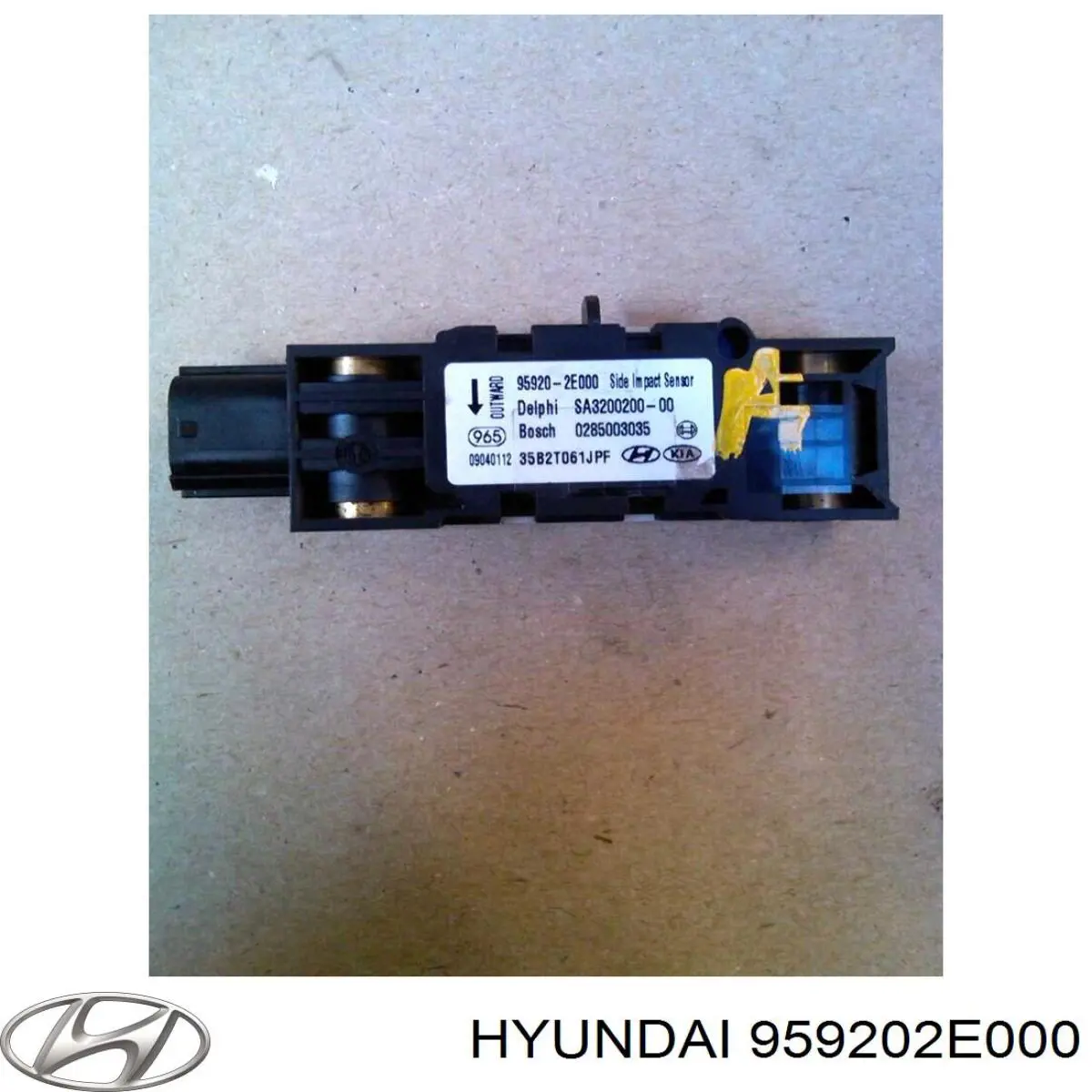 Do koszyka 959202E000 Hyundai/Kia Czujnik AIRBAG przedni