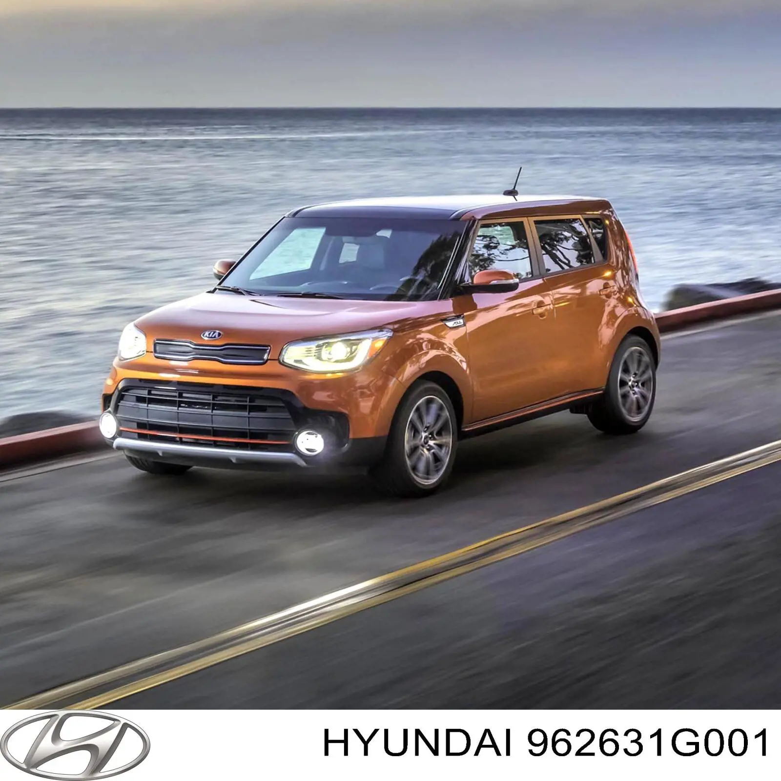 Do koszyka 962631G001 Hyundai/Kia Pręt anteny