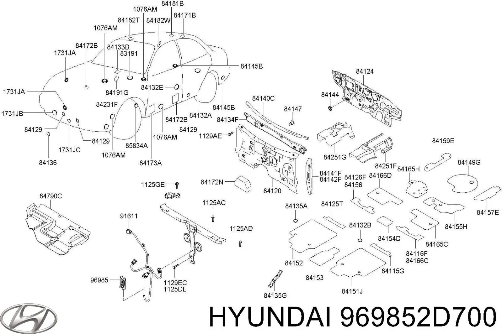 Czujnik temperatury zewnętrznej Hyundai/Kia 969852D700 cena, od 8,76 USD