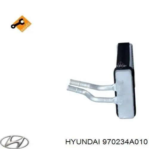 Chłodnica nagrzewnicy (ogrzewacza) Hyundai/Kia 970234A010 cena, od 56,47 USD