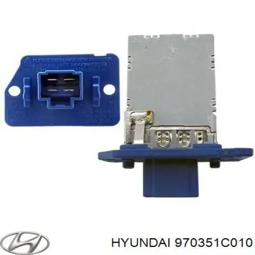 Rezystor wentylatora nagrzewnicy (ogrzewacza kabiny) Hyundai/Kia 970351C010 cena, od 45,97 USD