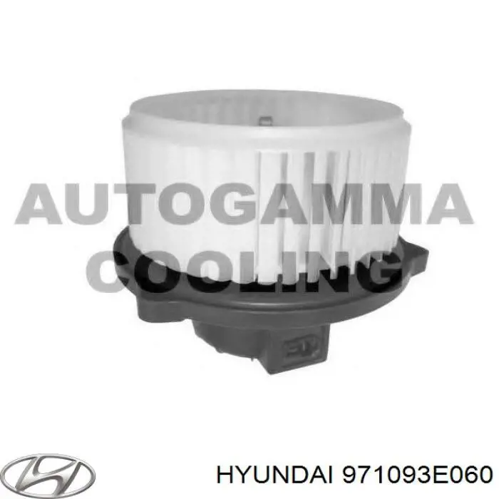 Silniczek wentylatora nagrzewnicy (ogrzewacza wnętrza) 971093E060 Hyundai/Kia