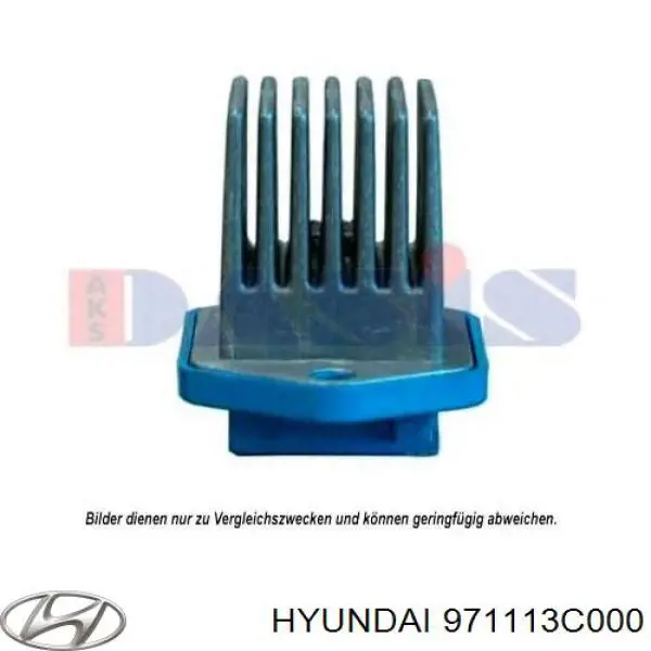 971113C000 Hyundai/Kia Rezystor wentylatora nagrzewnicy (ogrzewacza kabiny)
