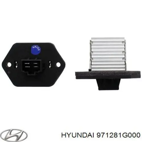 971281G000 Hyundai/Kia Rezystor wentylatora nagrzewnicy (ogrzewacza kabiny)