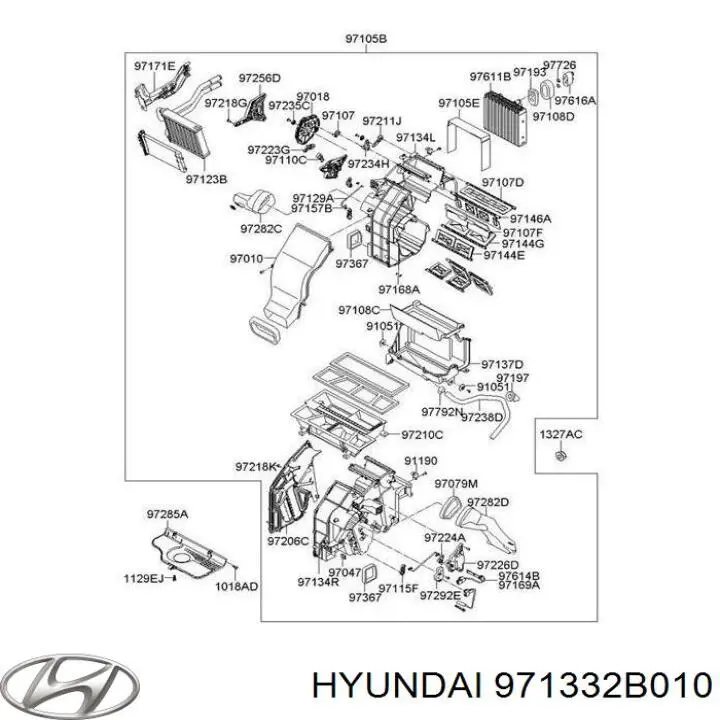 Filtr kabiny 971332B010 Hyundai/Kia