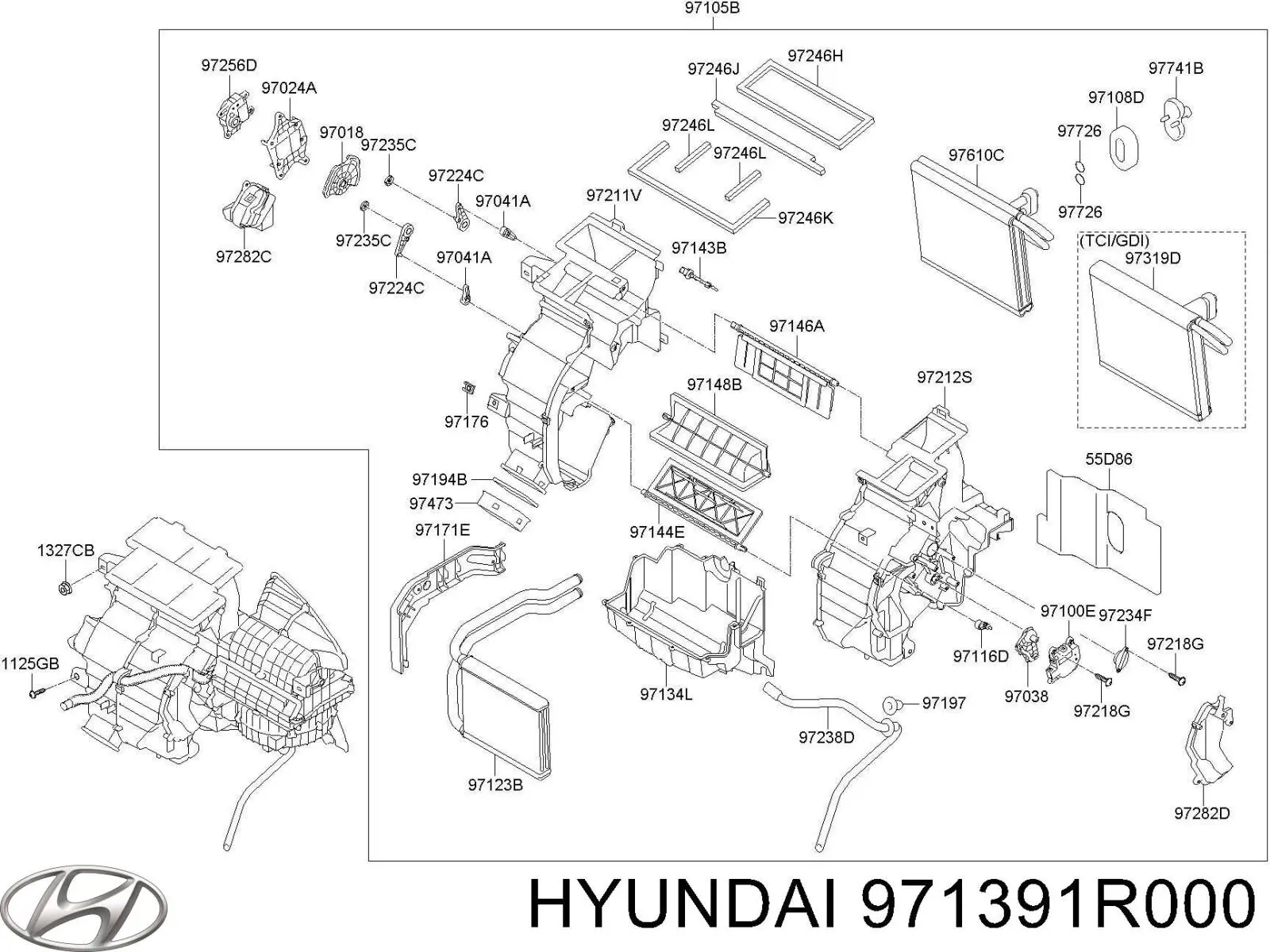Parownik klimatyzacji Hyundai Accent IV sedana (RB) (2010 - 2014) cena, od 47,49 USD