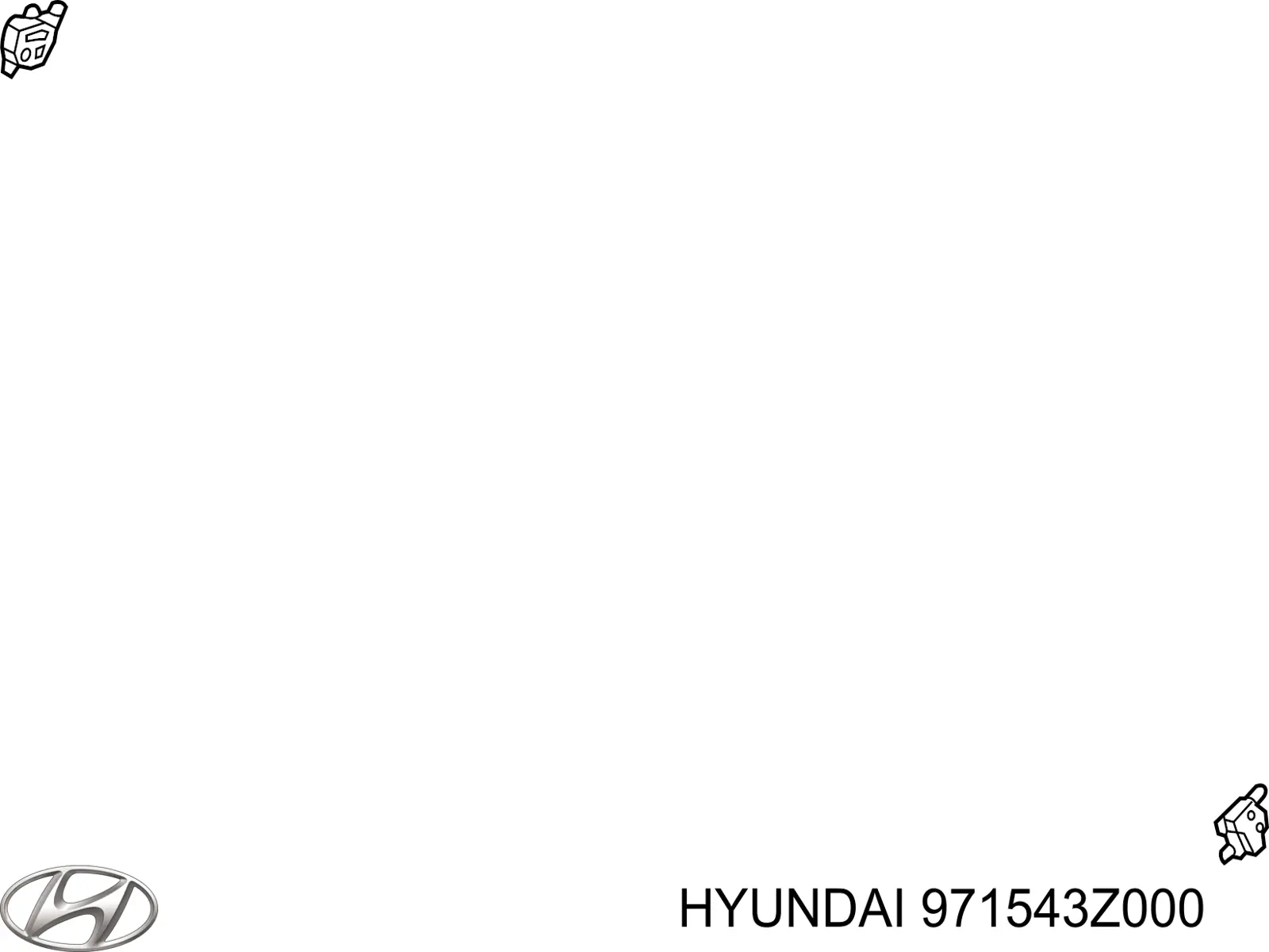 Silniczek klapy nagrzewnicy Hyundai/Kia 971543Z000 cena, od 49,72 USD