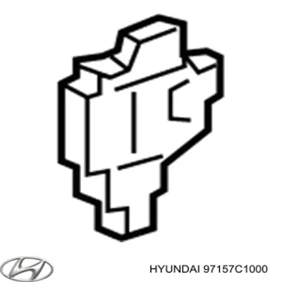 Silniczek klapy nagrzewnicy Hyundai/Kia 97157C1000 cena, od 21,12 USD
