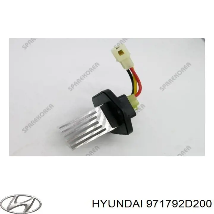 Rezystor wentylatora nagrzewnicy (ogrzewacza kabiny) Hyundai/Kia 97179FJA00 cena, od 45,97 USD