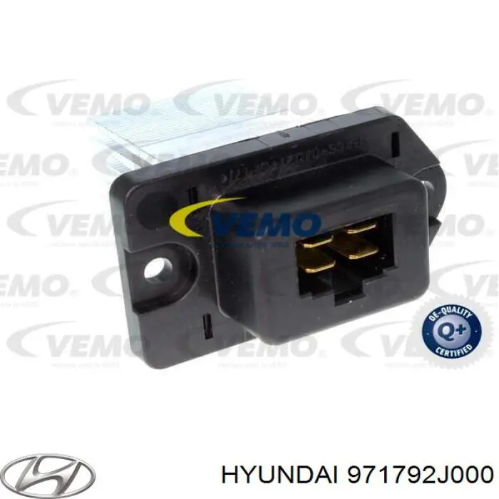 Rezystor wentylatora nagrzewnicy (ogrzewacza kabiny) Hyundai/Kia 971792J000 cena, od 21,64 USD