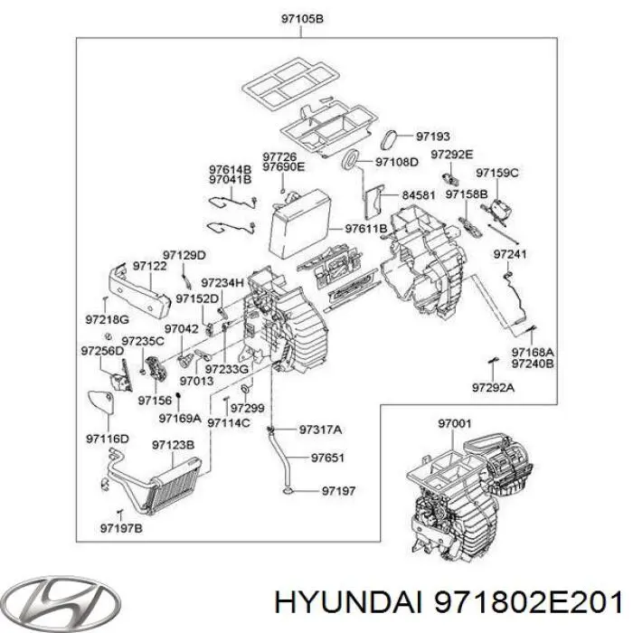 Czujnik temperatury wewnętrznej do Hyundai Tucson I JM