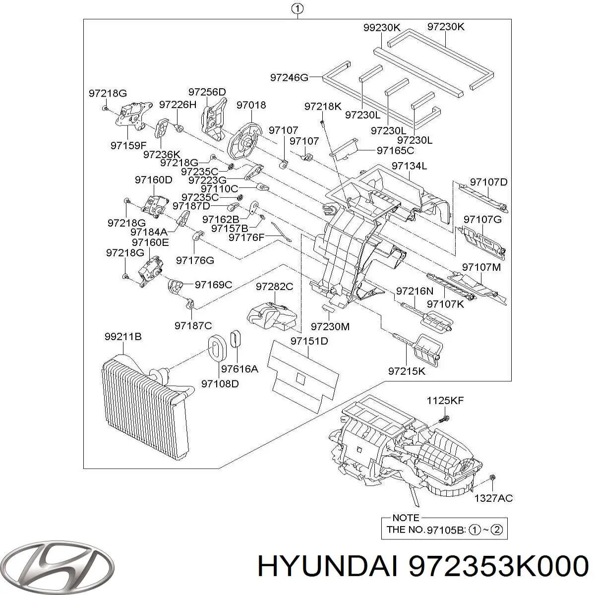 Rezystor wentylatora nagrzewnicy (ogrzewacza kabiny) Hyundai H-1 STAREX Grand Starex (TQ)