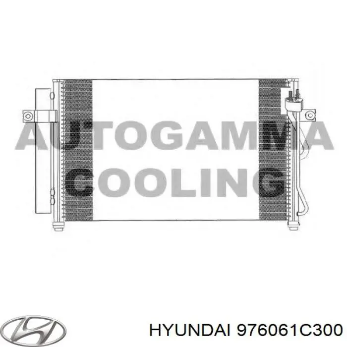 Do koszyka 976061C300 Hyundai/Kia Chłodnica klimatyzacji
