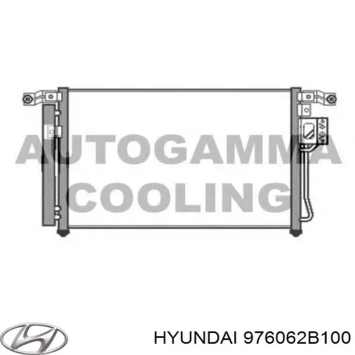 Do koszyka 976062B100 Hyundai/Kia Chłodnica klimatyzacji