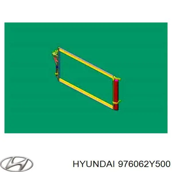 Do koszyka 976062Y500 Hyundai/Kia Chłodnica klimatyzacji