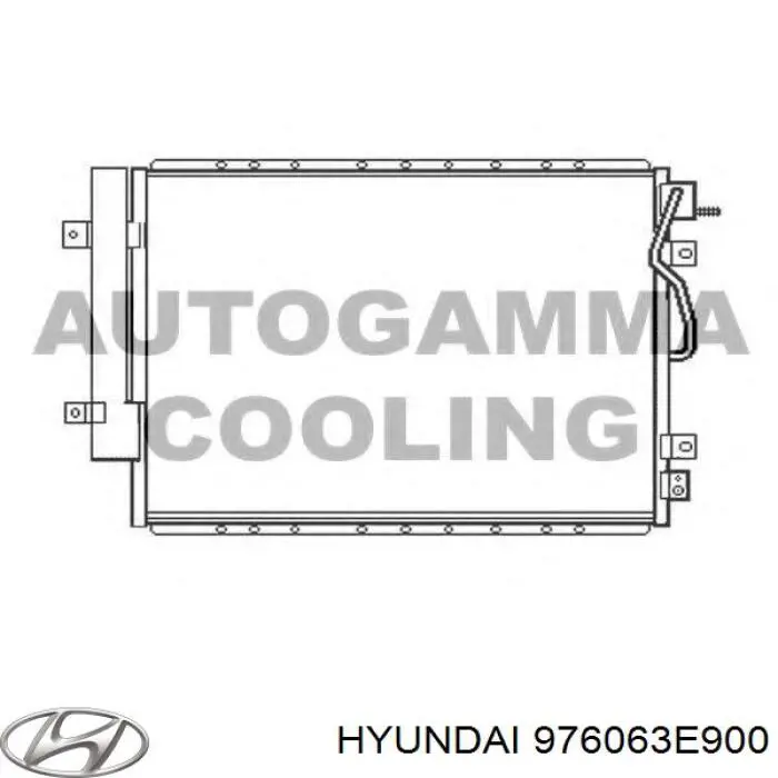 Chłodnica klimatyzacji Hyundai/Kia 976063E900