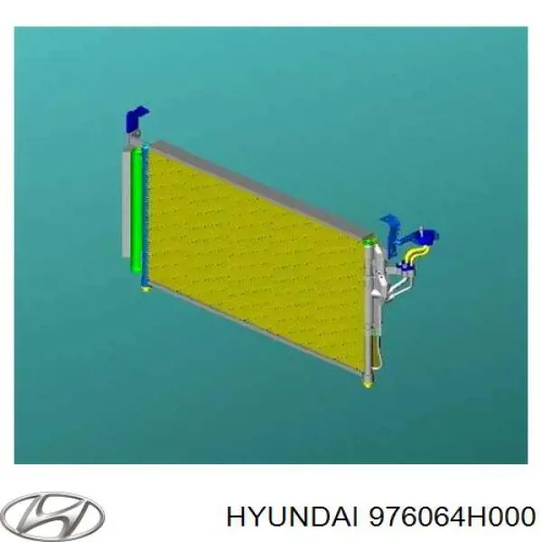 97606-4H100 Hyundai/Kia chłodnica klimatyzacji