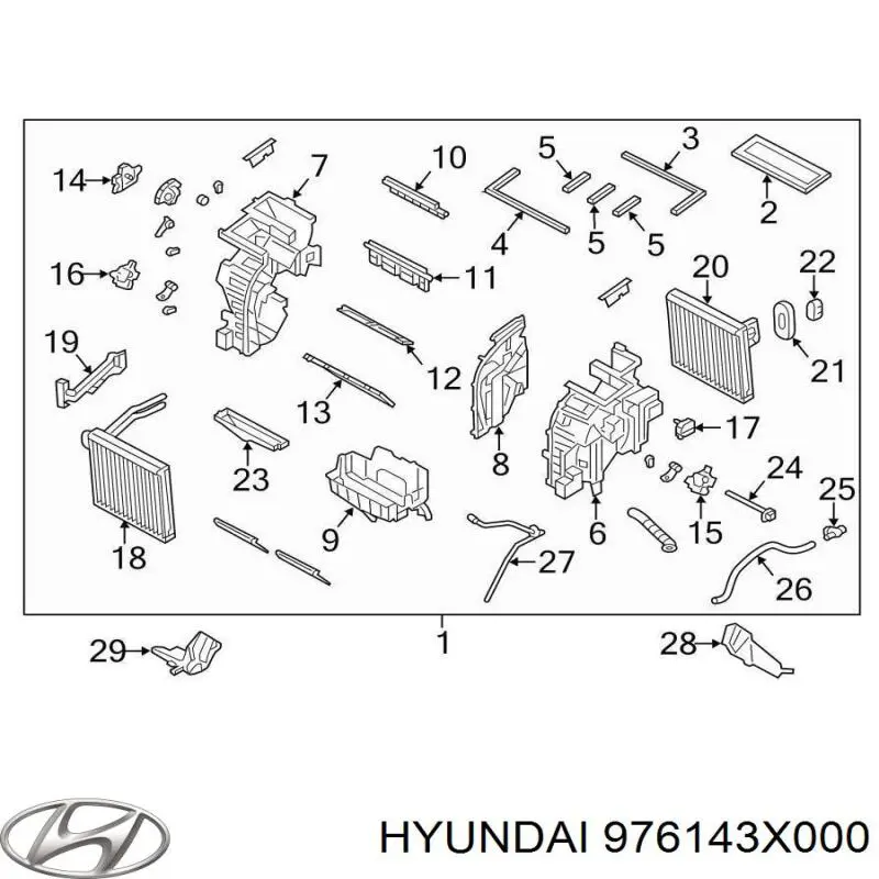 Czujnik temperatury wewnętrznej Hyundai Elantra GT (GD)