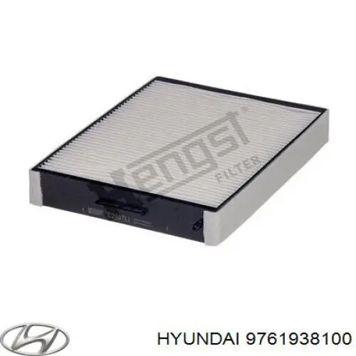 Filtr kabiny Hyundai/Kia 9761938100 cena, od 10,61 USD