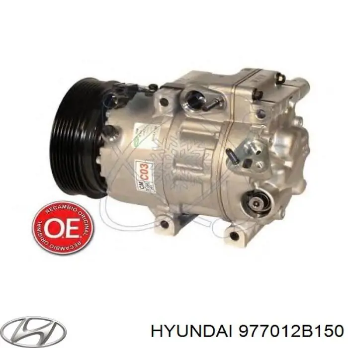Sprężarka klimatyzacji Hyundai/Kia 977012B150 cena, od 182,09 USD