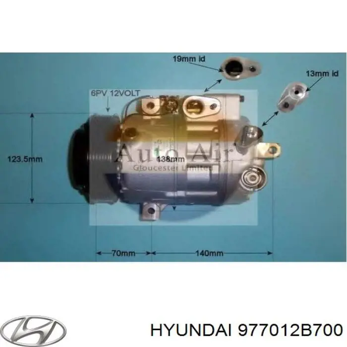 977012B700 Hyundai/Kia Sprężarka klimatyzacji