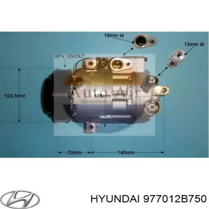 977012B750 Hyundai/Kia Sprężarka klimatyzacji
