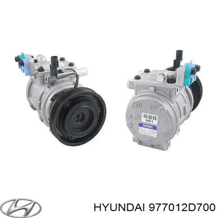 Sprężarka klimatyzacji Hyundai/Kia 977012D700 cena, od 385,73 USD