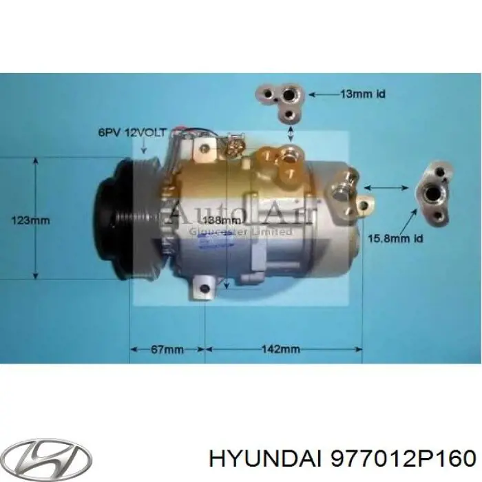 977012P160 Hyundai/Kia Sprężarka klimatyzacji