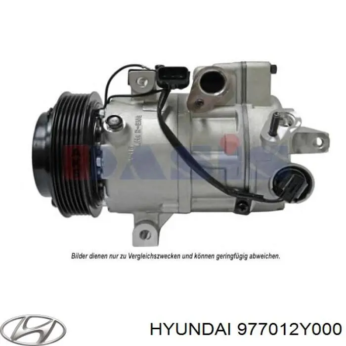 Sprężarka klimatyzacji Hyundai/Kia 977012Y000 cena, od 216,23 USD