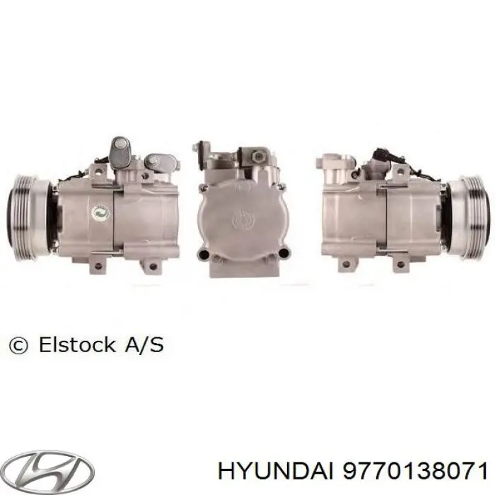 Sprężarka klimatyzacji Hyundai/Kia 9770138071 cena, od 262,25 USD