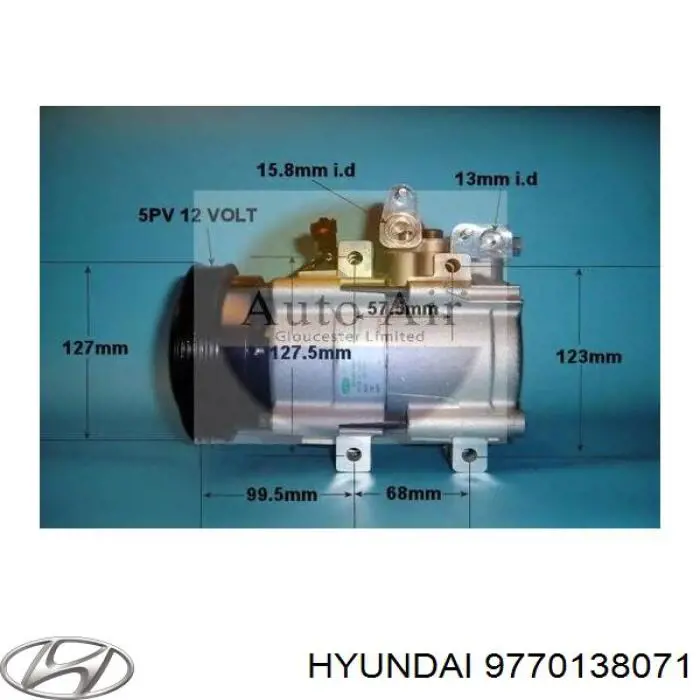 Do koszyka 9770138071 Hyundai/Kia Sprężarka klimatyzacji