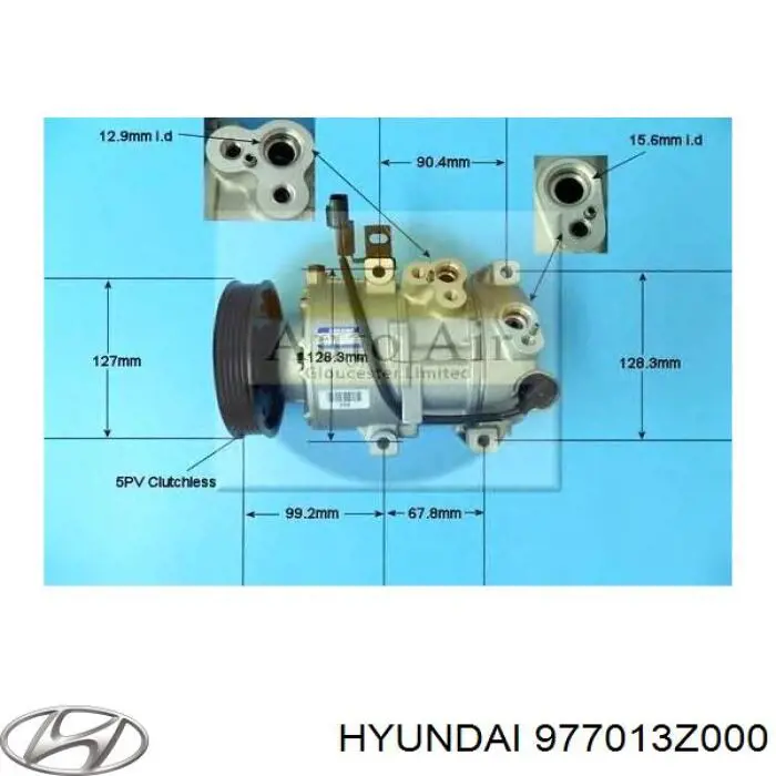 Sprężarka klimatyzacji Hyundai/Kia 977013Z000 cena, od 441,36 USD