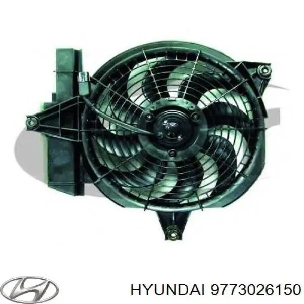 Dyfuzor chłodnicy klimatyzacji, w komplecie z wirnikiem i silnikiem Hyundai/Kia 9773026150 cena, od 81,72 USD